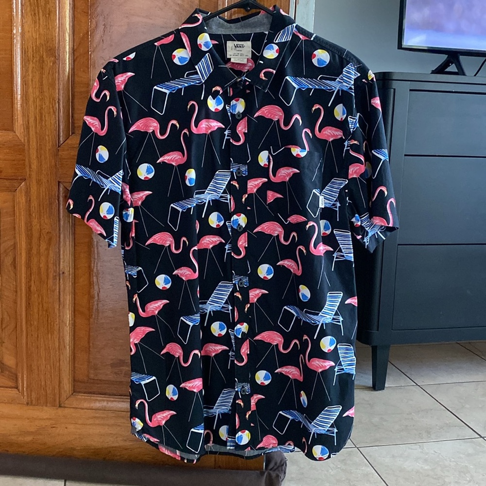 Vans short sleeve button shirt